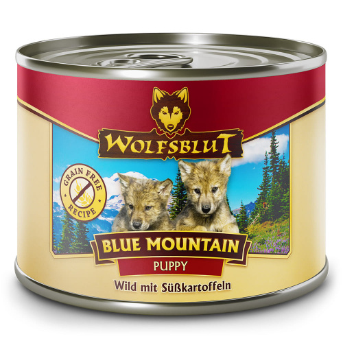 Blue Mountain Puppy - Wild mit Süßkartoffel 200 g